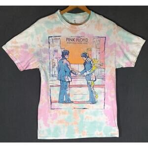 Pink Floyd Wish You Were Here Tie Dye Shirt Medium Vintage